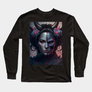 Geisha Oni Long Sleeve T-Shirt